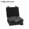 TSUNAMI trolley tool box with wheels hardware storage box industrial grade multi-layer electrical equipment box camera photography three-proof box empty box + sponge black 483720