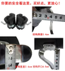 Free shipping: Inverted hoist booster, inverter, shoes, foot covers, horizontal bar, inverted hooks, fitness supine handstand sports equipment, a pair of black foot covers for children or those with thin legs, a towel is required