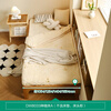 Quanyou children's retractable bed Nordic log style solid wood single bed small apartment bedroom retractable sofa bed