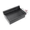 Triuside commercial iron plate fried rice stall snack special equipment grilled cold noodles egg cake filling thickened rectangular gas grill pan fried rice front opening 70*50*8MM thick without stove