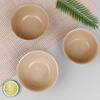 Yuling rice husk disposable tableware set of three or four pieces, bowls, cups, dishes, chopsticks and spoons, environmentally friendly and biodegradable bowls for home camping and barbecue, 20 350ml bowls