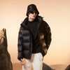 Govan Black Gold Goose Down Jacket Pioneer 2.0 Five-lattice Short Puff Down Jacket Men and Women Same Style Winter Thick Jacket Black 3XL