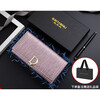 Kangaroo (KANGAROO) 2024 New Fashion Women's Wallet Women's Long Large Capacity Card Slot Genuine Leather Women's Hand Wallet Clutch Bright Gold-Anti-Theft Brush