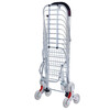 Hasdick Folding Shopping Cart Aluminum Cart Luggage Portable Trailer 4 Wheels HKCX-522