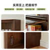 Xiangmuyu solid wood bookshelf with glass door bookcase storage cabinet floor-standing combination cabinet home storage cabinet