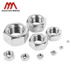 AOZHAN Industrial (AOZHAN) 304 stainless steel A2-70 hexagonal nut DIN934 full series M8 20 pieces/pack