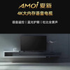 Amoi 32/40/43/50/55/60/65-inch TV 4K ultra-high definition metal full screen ultra-thin frameless small color TV for the elderly home network voice projection USB flash drive TV4K-32 HD TV version 61cm long and 37cm wide