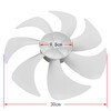 Suitable for Airmate electric fan CS30-X20 CS30-R21 FS30-X52 fan blade original blade accessories FS30-X52 fan blade 12 inches