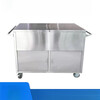 Fenglang JD healthy garbage transfer truck stainless steel sterile goods transfer truck waste transfer truck lower delivery truck sewage truck 304 stainless steel 1000*550*840mm