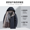SHANSHAN Shanshan removable hood goose down jacket men's winter thickened casual dad wear warm liner jacket