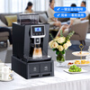 Irmafreda coffee machine grinder all-in-one commercial fully automatic Italian American office home coffee machine worry-free set (commercial milk coffee + refrigerator + ice machine + cup holder)
