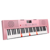 Meirkergr MK-288 pink smart version + piano stand 61-key multi-function teaching electronic keyboard for children beginners musical instrument connection microphone headset mobile phone pad with piano stand