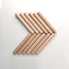 Raft core hole board accessories wooden sticks solid wood logs matchsticks matchstick storage hooks wooden laminate partitions customized pine varnish (20*10cm) suitable for 15 hole diameter 80 hole center