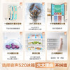 Rongsheng 520 liter large-capacity cross double-fold four-door refrigerator household ultra-thin first-class energy-saving air-cooled frost-free frequency conversion BCD-520WD12FP gray state subsidy first-class energy efficiency double frequency conversion large-capacity refrigerator