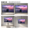 Royalstar 4K ultra-high-definition flat-panel TV home smart network voice projection screen eye protection anti-blue light small size elderly color TV living room bedroom borderless ultra-thin smart screen LED-85 borderless network voice version length 145 width 83cm