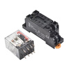 Omron relay MY2NJ MY4NJ AC220 new MY2N-GS DC24 LY2NJ 8-pin with base DC12V DC MY2NJ 8-pin