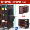 Hotel linen truck bag storage cleaning truck canvas bag garbage bag hotel room recycling truck linen bag 06 long bag work truck (with small cloth pocket + zipper