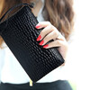 Women's Wallet Long Zipper Mobile Phone Bag 2024 New Fashion Coin Purse for Girlfriend's Birthday Gift Black