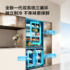 TCL 523L Cross Door Refrigerator Dual System Dual Purity Ultra-Thin Zero Embedded Bottom Cooling Large Capacity Refrigerator First Class Energy Efficiency Air Cooling R523T9-UQS National Subsidy