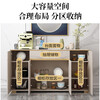 Zhixin Muwang light luxury paint sideboard integrated wall cabinet storage wine cabinet storage cabinet living room multi-functional tea cabinet cupboard