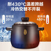 Supor clay pot ceramic soup pot new pottery health deep soup pot household stew clay pot rice stew pot gas special deep soup pot TB35A1- 3.5L