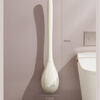 Mr.Bin punch-free toilet brush for home wall-mounted toilet special brush without dead corners and gaps to clean the bathroom artifact clean set water droplet toilet brush combination | two pieces in total