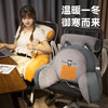 Jingyan Bedside Cushion Large Backrest Bed Soft Cover Sofa Dormitory Sleeping Pillow Waist Support Cushion Pillow Back Cushion Upgraded Heating Husky Hot Compress Waist Warmer Pillowcase Large Ergonomic/Skin Friendly Fabric/Removable and Washable
