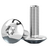 Tianzhuo Hardware 304 stainless steel large umbrella head hexagonal screws large flat head screws mushroom head round head bolts M3M4M5M6M8 M6*10- 20 pieces