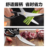 Jingwu 3-piece set of stainless steel barbecue tongs steak barbecue scissors tools barbecue scissors kitchen food equipment set