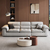 Quanyou Home Modern Cream Style Fabric Sofa Living Room 2025 New Home Removable and Washable Imitation Cotton and Linen Sofa