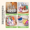 Shuaishi kitchen rack rotating spice rack condiment storage rack condiment storage countertop tray white 30cm
