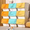 JD Logistics front-opening toy storage box for living room with oblique flip-top children's snack clothing storage box storage box mango yellow three pack great value