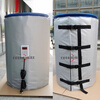 YHGFEE oil barrel heating blanket, industrial electric heating blanket, gas tank heating belt, ton barrel heating package heating sleeve spot direct sale ton barrel full package with lid and digital display temperature control 4400