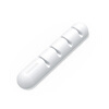 Greenland Desktop Cable Organizer Fixed Power Data Cable Clip Winder Cable Storage and Organizing Cable Clip Binding Cable Tie 4 Buckles White