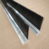 Sealing door seam strip brush F/h type brush strip dust removal soundproof escalator strip brush industrial brush standard hair height 10 mm one meter one H-type base