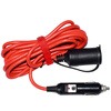 Anliju car cigarette lighter plug extension cable male to female car cigarette lighter vacuum cleaner refrigerator air pump adapter cable red 1.8m cigarette lighter extension cable