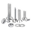 Haiyiduo household screws screw box set nuts nuts screws washers self-tapping screws set M2M3M4M5M6 B set 18 kinds about 500 grams