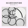 Li Qingqiu Dong black rubber band thin hair rope 100 pieces high elastic rubber band hair band leather set hair accessories