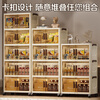 Quanpin House Storage Cabinet Box Storage Simple Wardrobe Snacks Clothes Kitchen Folding Multi-layer No Installation Bedside Storage Cabinet 50 Wide Three Layers Folding No Installation Free Next Day Delivery to Your Door