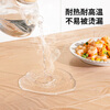 Forty Thousand Kilometers Disposable Tablecloth Thickened Transparent Belt Tablecloth Dining Table Film Waterproof and Oilproof Large Size 160*160cm*10 sheets
