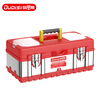 Otis tool box storage box industrial-grade three-layer folding stainless steel tool box full set of household hardware car storage box 20-inch stainless steel tool box red