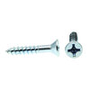 Prime-Line Wood Screws Flat Phillips Head #12 X 11/4 in. Galvanized Steel 100