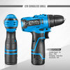 DNA MOTORING 12V 1300mAh lithium battery cordless drill power tool set