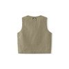 YEEHOO shopping mall same style children's vest spring and summer breathable workwear casual vest pure cotton vest new style mountain green check 90 cm