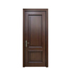 Wen Yijia new Chinese style black gold wooden door painted retro black walnut door bedroom soundproof indoor French door composite