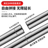 PURPAVWINNER thickened stainless steel smoke pipe strong exhaust gas water heater exhaust pipe extension pipe strengthened chimney pipe accessories diameter 60mm long 50cm straight pipe