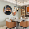 Ai style restaurant decorative painting light luxury high sense dining table dining room hanging painting living room sideboard mural background wall round painting P1089 80*80/60*60/50*50 (larger wall 2