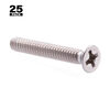 Prime-Line Machine Screws Flat Head Phillips Screwdriver #632 X 1 Inch 188