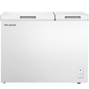 Meiling (MEILNG) first-class energy-saving double-door double-temperature freezer home commercial deep-freezing quick-freezing primer large capacity refrigeration and freezing dual-purpose 406 liters dual-temperature top-opening-large capacity 1L