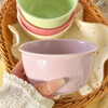 Macaron color ceramic bowl cream color high value household underglaze color tableware ins new rice bowl dessert bowl warm style for a family of four four bowls
